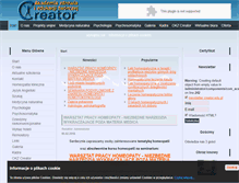 Tablet Screenshot of creator.edu.pl